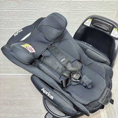 🉐　清掃 手洗い済み　美品✨ aprica ディアターン プラス isofix ベット型 ⭐️ になる チャイルドシート  isofix 固定　の画像
