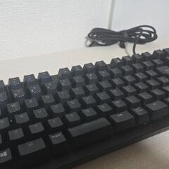 【ジャンク品】Razer HUNTSMAN メカニカルゲーミングキーボード ライティング不具合ありの画像