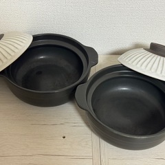 ニトリ 土鍋 1人用 2個の画像