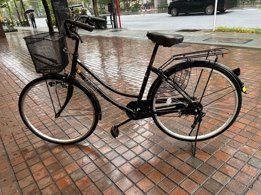 定価2万鍵、防犯登録済美品2024年購入自転車シティサイクルママチャリ26インチ