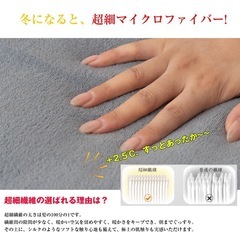 グレー 超細マイクロファイバー ボックスシーツ シングル100x200cmの画像