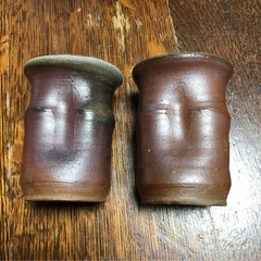 備前焼　湯呑み　の画像