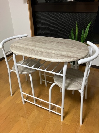2人掛け　ダイニングテーブルセット