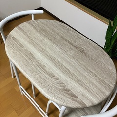 2人掛け　ダイニングテーブルセットの画像