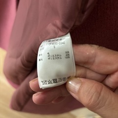 ウールのコートの画像