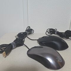 【商談中】ゲーミングマウス 4台セット SteelSeries / FANTECH / RAZER  動作確認済み 現状渡しの画像