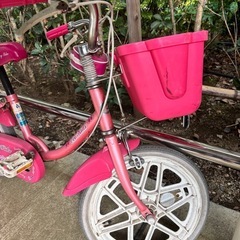 子供自転車、ハローキティの画像