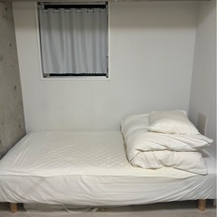 無印　シングルベッドの画像
