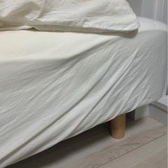 無印　シングルベッドの画像
