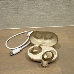 radius ワイヤレスイヤフォン ゴールドの画像