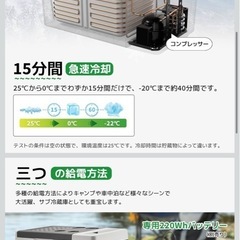 ポータブル冷蔵庫　ジャンクの画像
