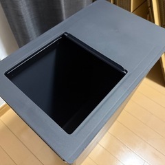 無印良品 再生ポリプロピレン入りフタが選べるダストボックス大／袋止付の画像