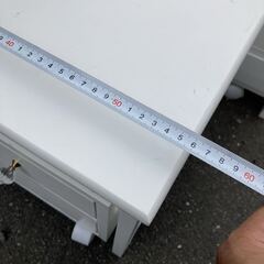詳細不明 小物入れ 引き出し キャスター付き アクセサリー 可愛い 姫系 ホワイト ラック 木製の画像