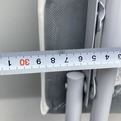ニトリ ハイチェア シャム 折りたたみ ホワイト イス パイプ椅子の画像