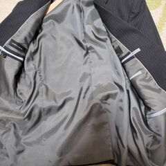 【無料】秋冬グレーストライプスーツ上下の画像