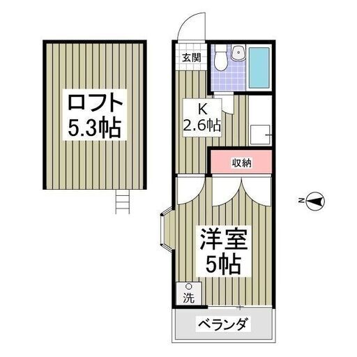 ⭐️初期費用「5万円」・フリーレント（初月賃料無料）、敷金なし 