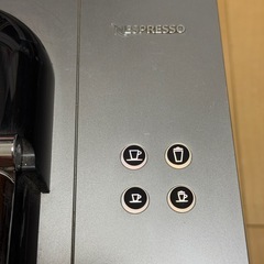 エスプレッソ　ネスプレッソ コーヒーメーカー　通電確認ずみ済みの画像