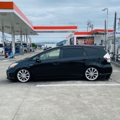 プリウス α 車高調 US 車検10/16まで 香川県から出品の画像