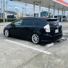 プリウス α 車高調 US 車検10/16まで 香川県から出品の画像
