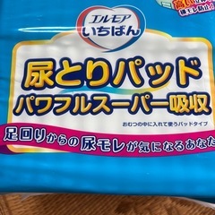 大人用おむつと尿パッド　各1袋
の画像