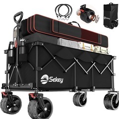 Sekey キャリーワゴン 特大容量300L 高耐荷重200kg の画像