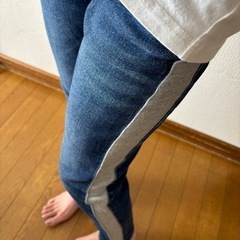 RODEO CROWNS サイドスウェットデニム　スキニーデニム　Sの画像