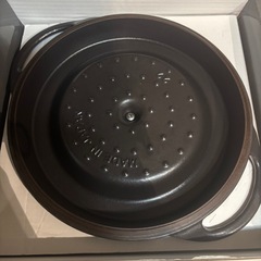  【中古】VERMICULAR オーブンポット 22cm ブラックの画像