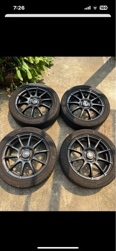 165/55R15インチ シュナイダーホイールセット Goodyearタイヤ