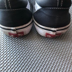 VANS 黒 スニーカー 使用感あり　26.5　靴　シューズの画像