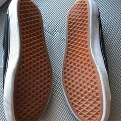 VANS 黒 スニーカー 使用感あり　26.5　靴　シューズの画像