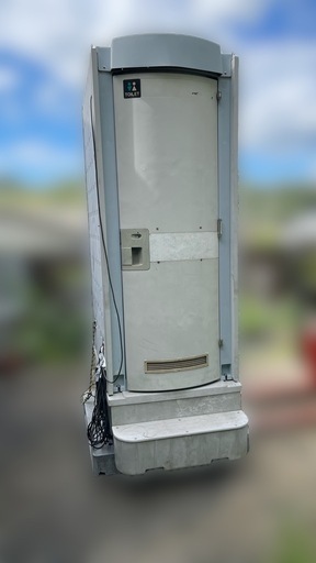 (お話中) 　仮設トイレ