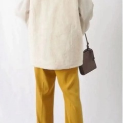 レディラックルカ　ウールスタンドカラージャケット ファーショートコート　SEADRAKE シードレイクの画像