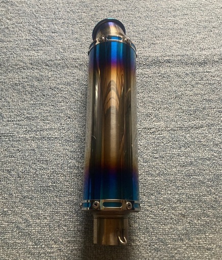 HMS シグナス4型 マフラーSED8J チタンカラー フルエキパイ バッフル付