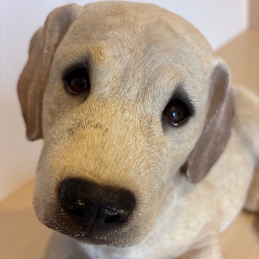 ラブラドールレトリーバーの置物