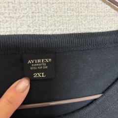 AVIREX プリントロンT 長袖カットソー　メンズ　XXL 古着の画像