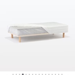 無印良品　脚付きマットレス（シングル）の画像