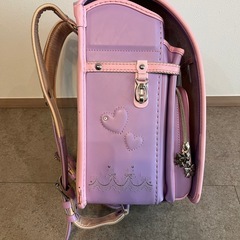 ランドセル フィットちゃん系 パープル×ピンク　日本製　クラリーノの画像