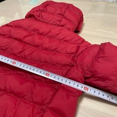 UNIQLOキッズ110ダウンジャケットの画像