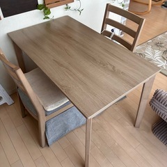 山善　コタツテーブルセットの画像