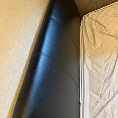 ダブルベットフレーム、マットレスせっとセットの画像