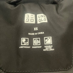 【UNIQLO】XS シームレスダウンコート　ブラックの画像