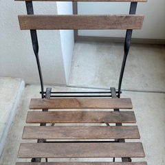IKEA ベランダチェア　ガーデニングチェアの画像