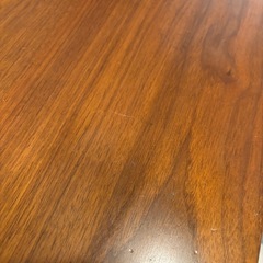 ウォルナット木製デスク80×50cmの画像