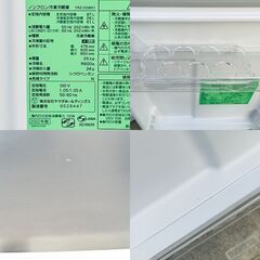 ★動作確認済み★冷凍冷蔵庫　87L　2022年製　ヤマダセレクト　YRZ-C09H1　シルバーの画像