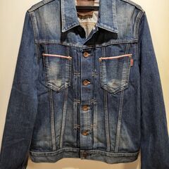 EDWIN　エドウィン　505　ダメ－ジ仕様　Gジャン　デニムジャケット　日本製　sizeMの画像