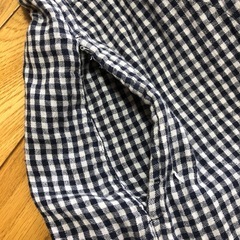 チェック　ブラウス　Mサイズの画像