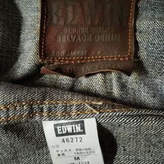 EDWIN　エドウィン　505　ダメ－ジ仕様　Gジャン　デニムジャケット　日本製　sizeMの画像