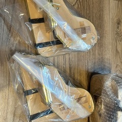 木目調 助手席テーブル、ドリンクホルダー 3点セットの画像