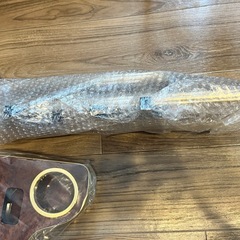 木目調 助手席テーブル、ドリンクホルダー 3点セットの画像