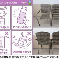 【堺市民限定】(2510-17) チェアー2脚セットの画像